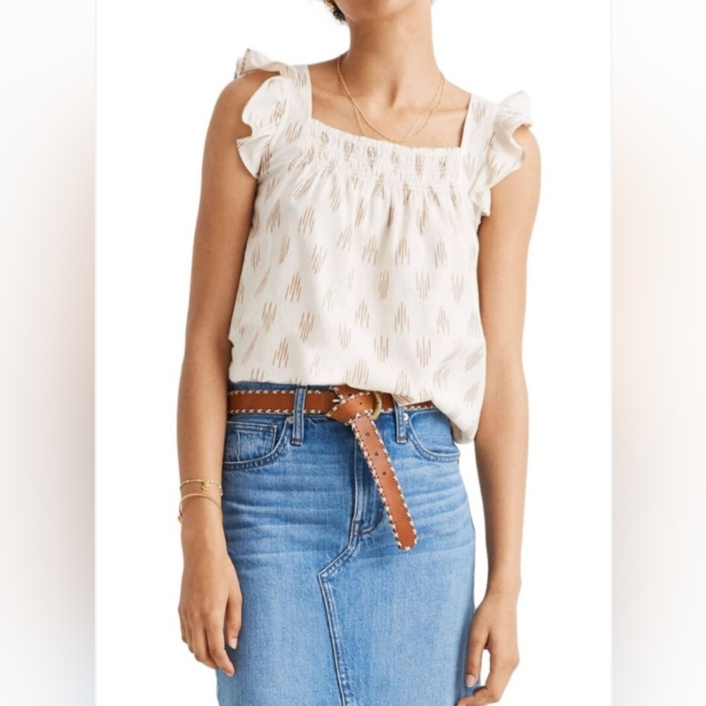 FINAL SALE! Madewell Ikat Print Top